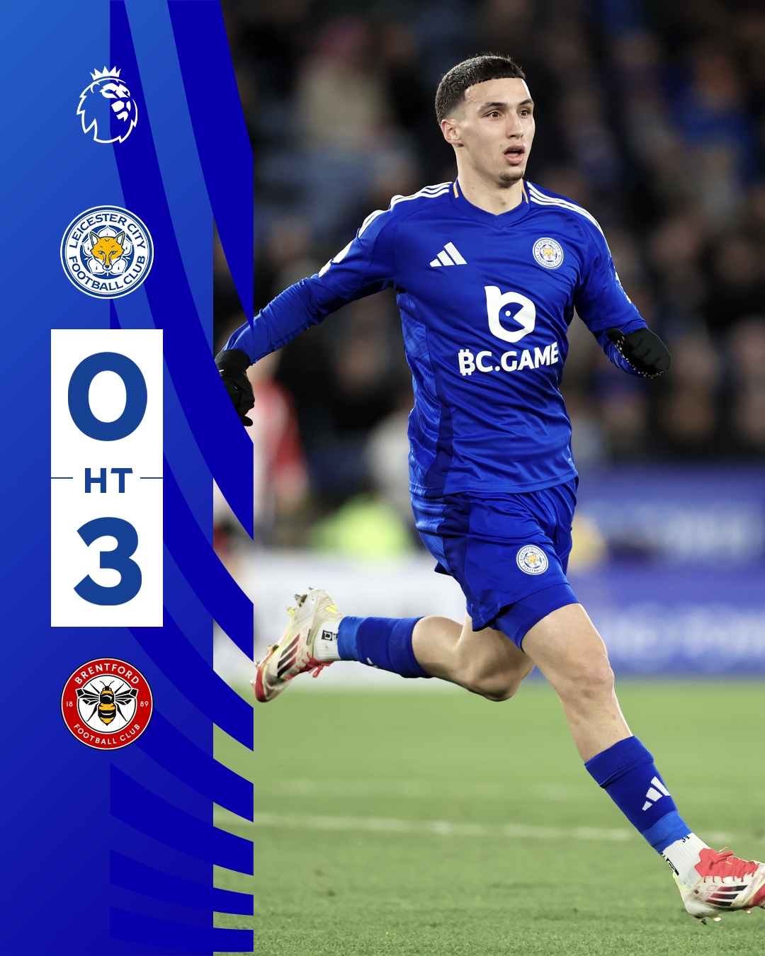 半場(chǎng)0-3！萊斯特若不進(jìn)球輸球，將主場(chǎng)6連敗0進(jìn)球創(chuàng)歷史最糟戰(zhàn)績(jī)