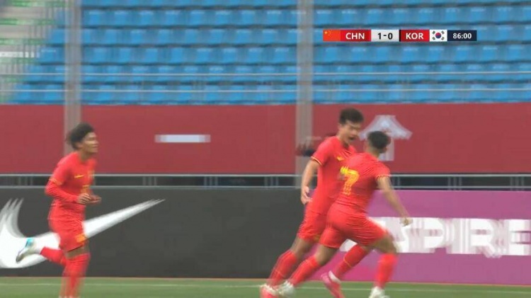 U22國足1-0韓國全場(chǎng)數(shù)據(jù)：控球率49%落后韓國，10射7正領(lǐng)先對(duì)手