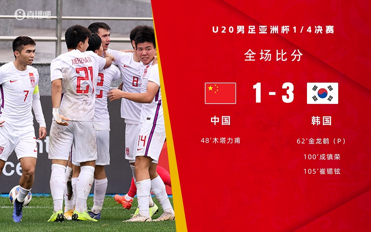 復(fù)仇！U22國足絕殺復(fù)仇韓國，2年前U20亞洲杯加時(shí)憾負(fù)無緣世青賽