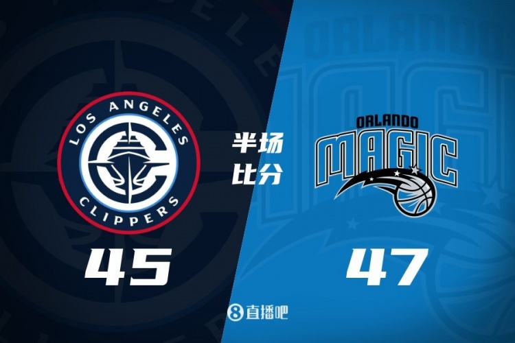 防守大戰(zhàn)！魔術(shù)16-5結(jié)束上半場47-45快船 班凱羅16分祖巴茨13+10